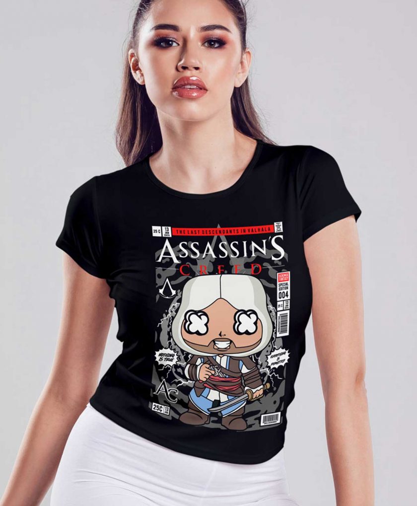 Assassins creed black tshirt