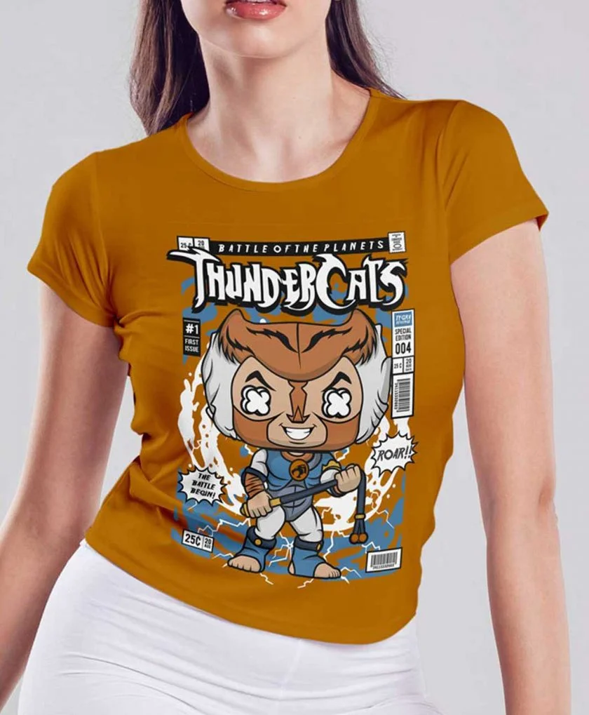 Thunder cats orange tshirt
